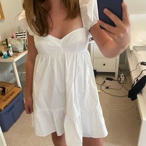 white babydoll dress